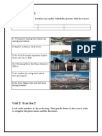 Unit 2: Exercise 1: Look at The Six Famous Locations in London. Match The Pictures With The Correct Places