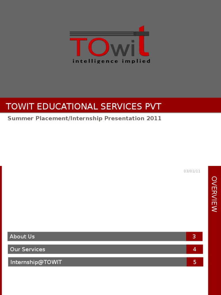 Towit Educational Services PVT LTD | PDF | Behavior Modification ...