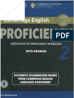Cambridge English Proficiency 2 For Updated Exam 2015