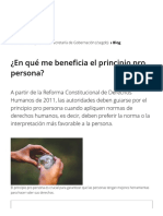 ¿En Qué Me Beneficia El Principio Pro Persona - Secretaría de Gobernación - Gobierno - Gob - MX