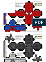 Spider Man Papercraft Toy Paper Craft