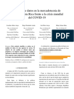 Análisis de Datos en La Mercadotecnia de Autos en Costa Rica Frente A La Crisis Mundial Del COVID-19