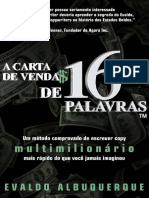 A Carta de Vendas de 16 Palavras