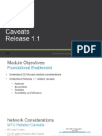 Caveats Release 1.1: 1 © 2016 Cisco And/or Its Affiliates. All Rights Reserved. Cisco Confidential