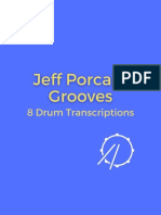 Jeff Porcaro Grooves 8 Drum Transcriptions (Preview)
