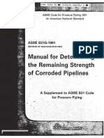 Manual For The Remaining Strength Corrod8d Pipelines