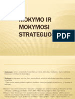 Mokymo Ir Mokymosi Strategijos