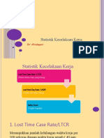 Statistik Kecelakaan Kerja Lanjutan