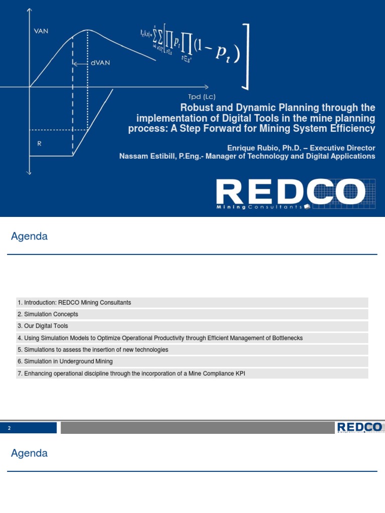 Digital Tools for Efficient Mine Planning | PDF | Simulation | Mining