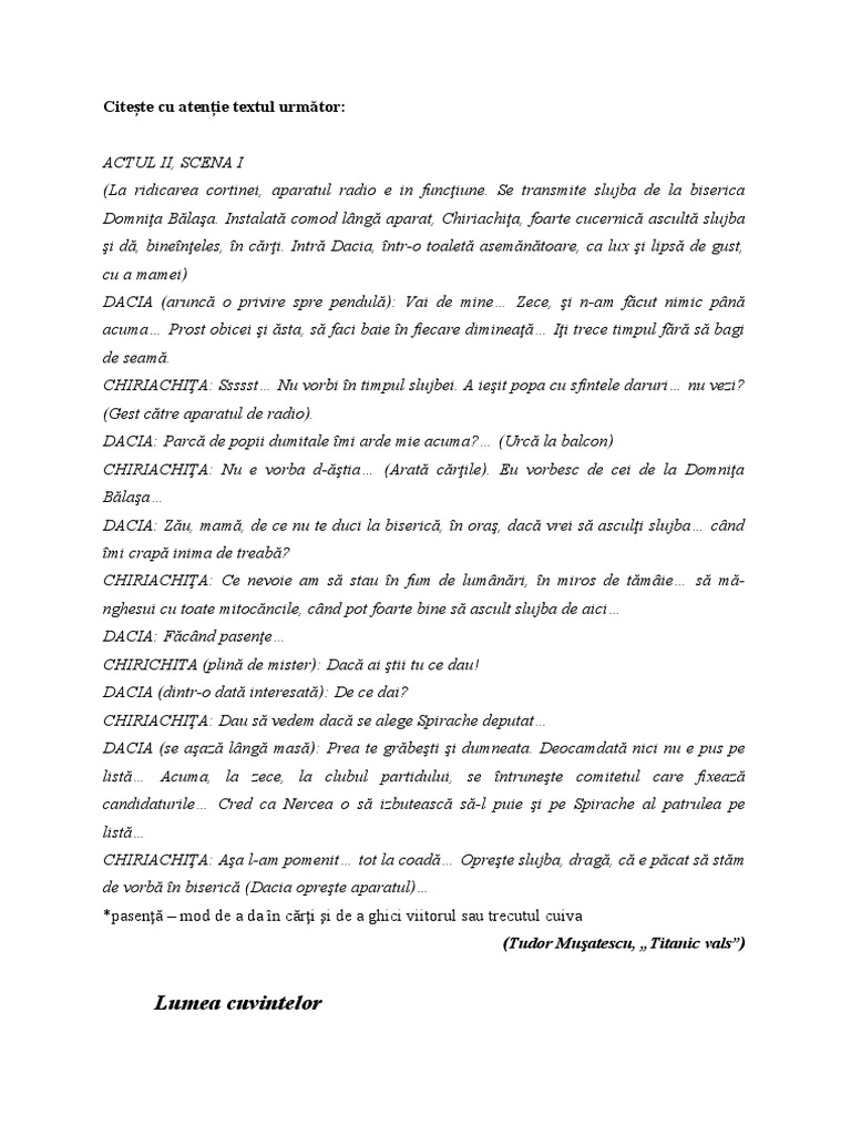 Texul Dramatic 2 | PDF