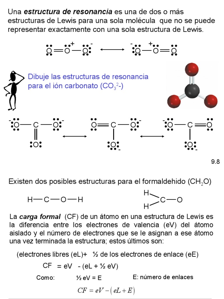Cargas Formales | PDF | Enlace químico | Atómico, image size:768x1024