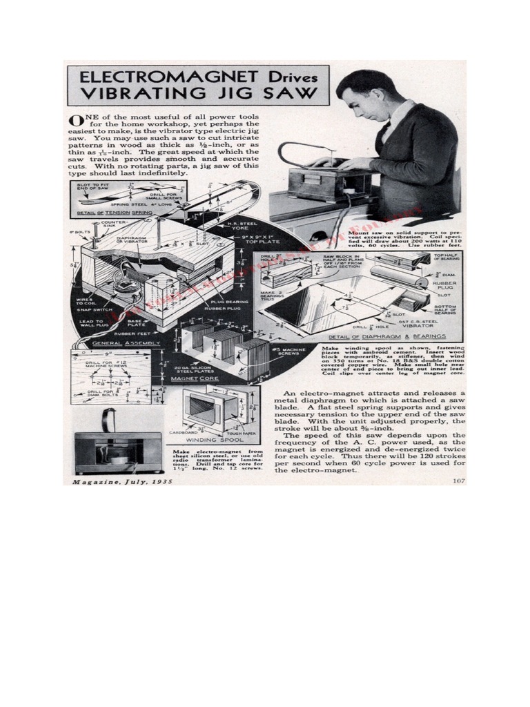 Vibrating Jig Saw PDF