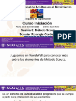 Sesion 6 Metodo Scout Scouter Rosvigis Cordero Diciembre