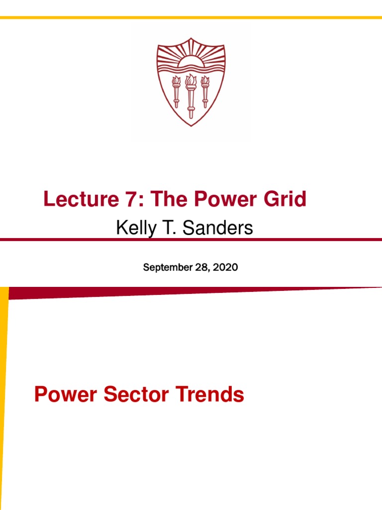 Power Grid Trends and Technologies | PDF | Electricity Generation ...
