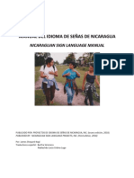 Sw1269 NI Nicaraguan Sign Language Manual 3rd Edition 2018 Kegl NSLP Part1 SPANISH