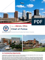 Akron Police Chief Brochure