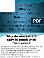 Why Narcissists Stay in Touch Whithe Their Exes by Ali Gohar Bhurt