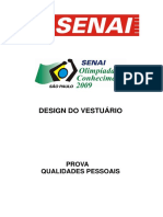 06QP - Design Do Vestuário - Prova