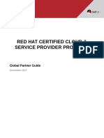 Red Hat Certified Cloud and Service Provider Program Guide