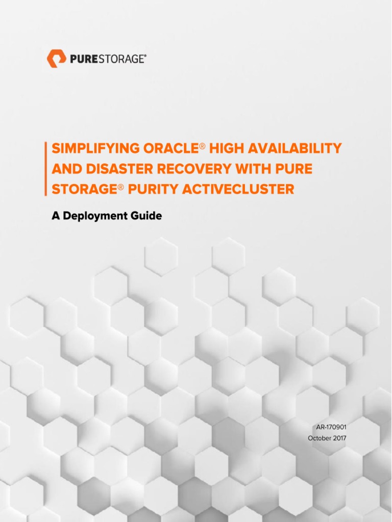 Oracle RAC and ActiveCluster v01 | PDF | Replication (Computing) | Data ...