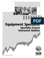 Equipment Specialist Specialty Course Instructor Outline