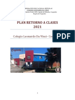 Plan Retorno Comunidad Educativa