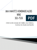 BRATHWAITE’S HOMEMADE ALOES WINE