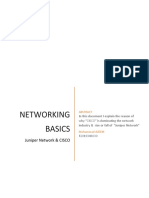 Networking Basics: Juniper Network & CISCO