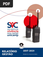 SVC Unicamp Relatório Gestão 2017_2021