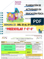 1°, 2° y 3° Preescolar EF Semana 23-LEF Antonio Preza