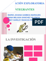 Investigación Exploratoria