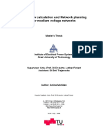 Medium Voltage Networks Load Flow Calculation and Network Planning