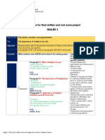 Guidelines For Final Written and Oral Exam Project Inglés 3: Type of Text Title