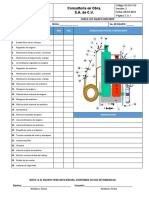 Check List Equipo Oxicorte