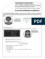 Guia 2 Noveno Valor Numerico 2021