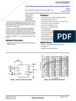 Features: Low Input Voltage and High Efficiency Synchronous Boost Converter With 1.3A Switch