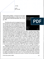 La Aventura de Investigar Experiencias Metodológicas en Educación