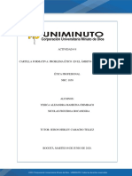 Actividad 8 - Cartilla Formativa - Problema Ético en El Ámbito Organizacional