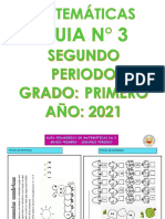 Matemáticas Segundo Periodo-Primero