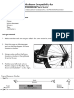 Testing Bike Frame Compatibility For 4iiii PRECISION Powermeter
