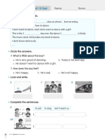 Reading Jet 1: Unit 10 Test