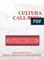 Cultura Callawaya Enrique Oblitas Poblete