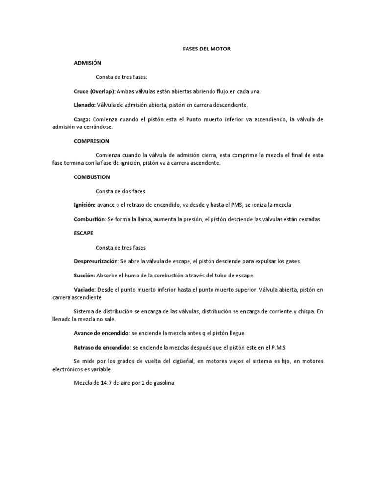 Cuánto Tiempo Tarda En Estropearse El Gasoil Audio | PDF | Pistón | Ingeniería mecánica