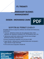 Itl Trisakti Intermediary Busines Management Dosen: Mohamad Zaini Se, MM