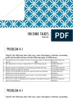 Income Taxes: Problems