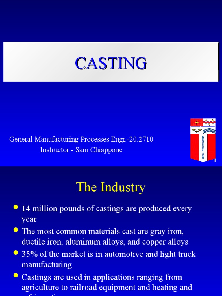 Casting Process Overview and Techniques | PDF