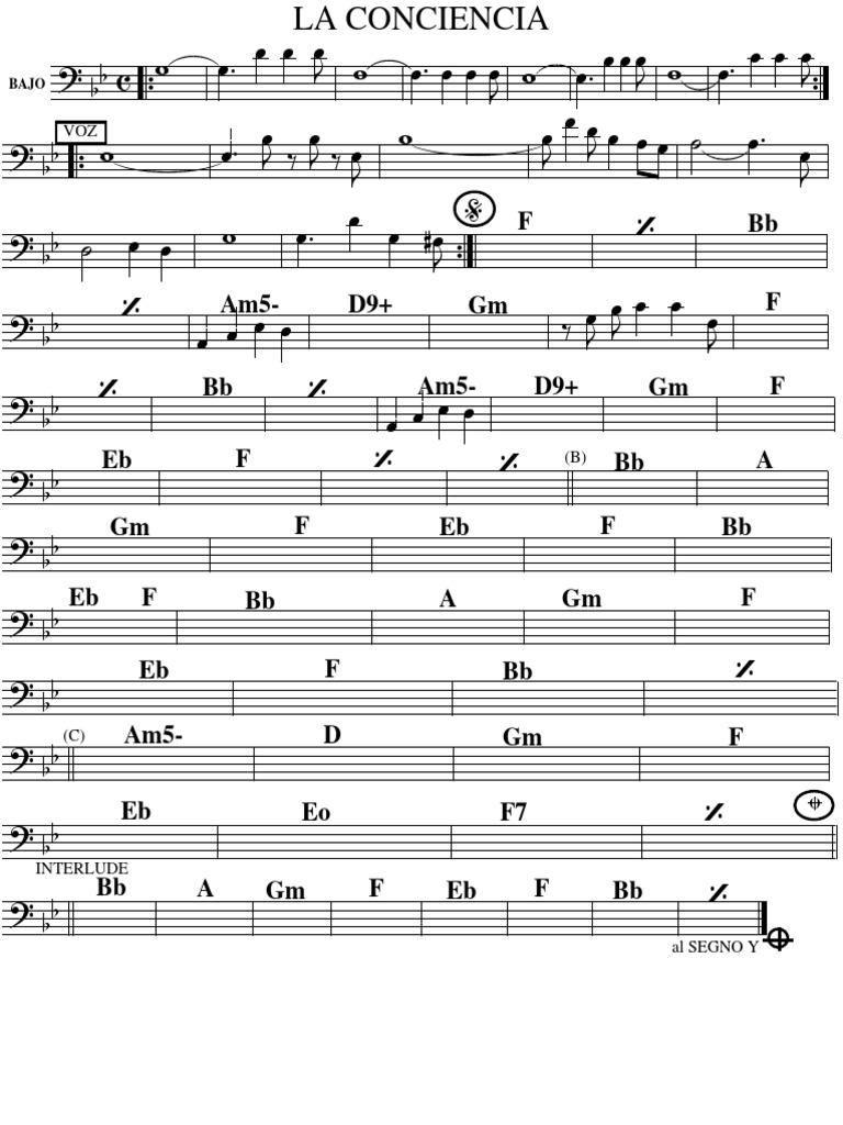 Conciencia Gilberto Santa Rosa Bass Pdf