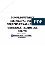 300 Preguntas Sobre Derecho Penal