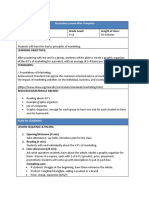 Topic: Grade Level: Length of Class: Learning Goal/Purpose: Secondary Lesson Plan Template