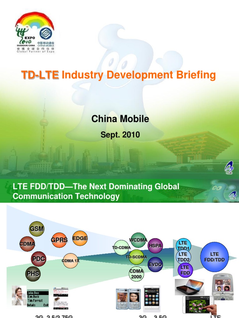 Dawei Zhang - China Mobile | PDF | Lte (Telecommunication) | Radio ...
